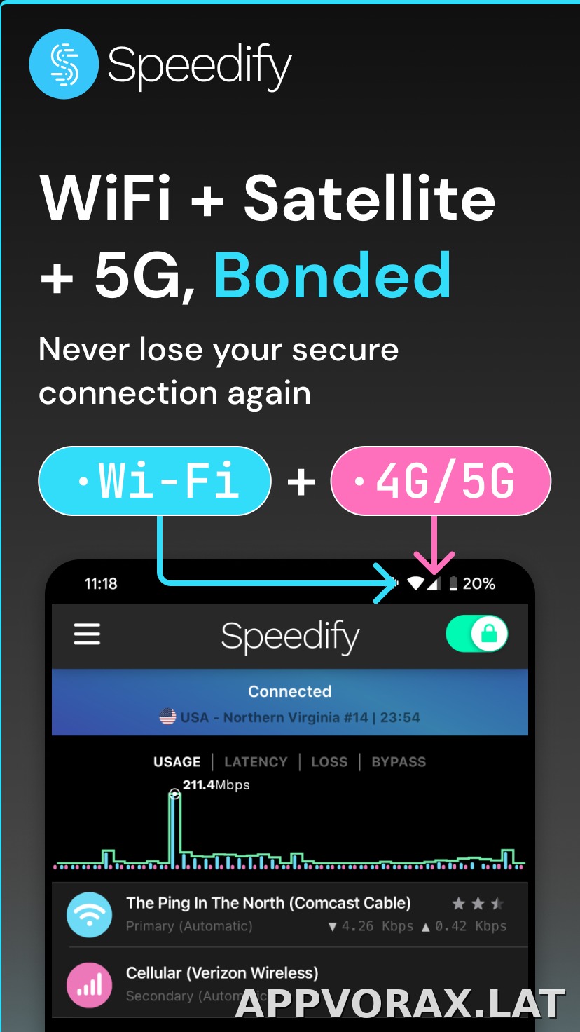 Speedify скриншот 1